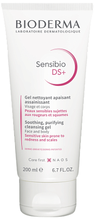 Bioderma Sensibio DS Gel Гель очищающий Сенсибио ДС Биодерма для покрасневшей кожи и при себорейном дерматите Bioderma Sensibio DS Gel Гель очищающий Сенсибио ДС Биодерма для покрасневшей кожи и при себорейном дерматите