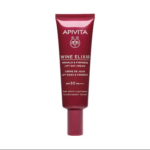 Товар SPF 30 APIVITA Крем-лифтинг дневной для повышения упругости кожи от морщин, осветляет пигментные пятна Апивита СПФ 30 New Wine elixir wrinkle firmness lift day cream Кремы Товар SPF 30 APIVITA Крем-лифтинг дневной для повышения упругости кожи от морщин, осветляет пигментные пятна Апивита СПФ 30 New Wine elixir wrinkle firmness lift day cream Кремы