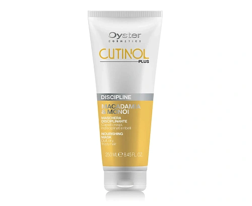 Товар Oyster Маска дисциплинирующая разглаживающая для непослушных волос с маслом монои и макадамии, cutinol plus discipline mask Маски Товар Oyster Маска дисциплинирующая разглаживающая для непослушных волос с маслом монои и макадамии, cutinol plus discipline mask Маски