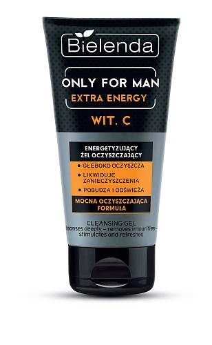 BIELENDA ONLY FOR MEN Энергитизирующий гель для умывания лица для мужчин EXTRA ENERGY BIELENDA ONLY FOR MEN Энергитизирующий гель для умывания лица для мужчин EXTRA ENERGY