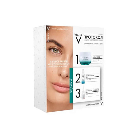VICHY SLOW AGE Набор антивозрастной для лица Виши Слоу Эйдж VICHY SLOW AGE Набор антивозрастной для лица Виши Слоу Эйдж
