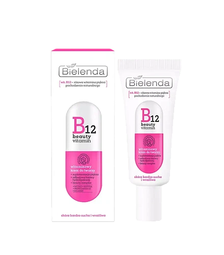 Товар Bielenda Витаминный крем для лица B12 Beauty Vitamin Кремы Товар Bielenda Витаминный крем для лица B12 Beauty Vitamin Кремы