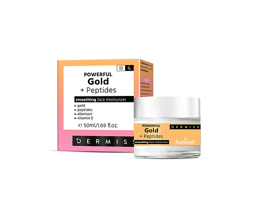 Товар Farmona Крем разглаживающий, увлажняющий с золотом и пептидами для лица DERMISS Кремы Товар Farmona Крем разглаживающий, увлажняющий с золотом и пептидами для лица DERMISS Кремы