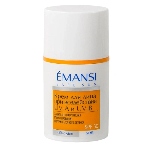 Крем для защиты кожи лица от солнца anti-age SPF 30 Emansi Крем для защиты кожи лица от солнца anti-age SPF 30 Emansi