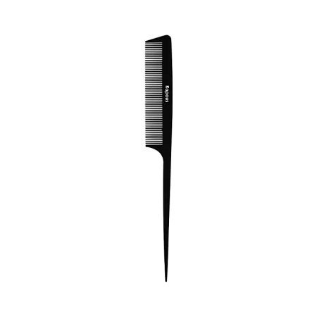 Расческа парикмахерская с пластиковым хвостиком Carbon fiber, 229*25 мм Kapous Professional Расческа парикмахерская с пластиковым хвостиком Carbon fiber, 229*25 мм Kapous Professional