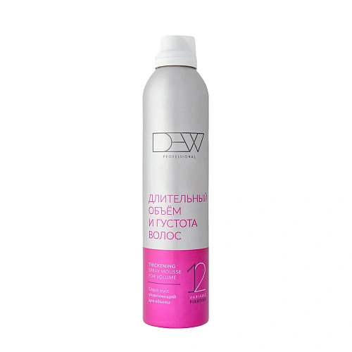 Товар Спрей мусс уплотняющий для объема волос. Thickening spray mousse for volume. DEW PROFESSIONAL Товар Спрей мусс уплотняющий для объема волос. Thickening spray mousse for volume. DEW PROFESSIONAL
