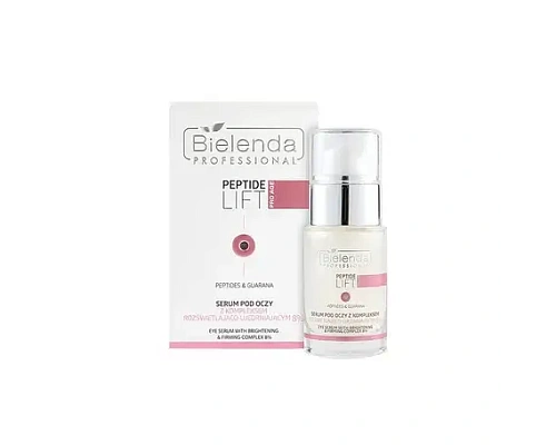 Товар Bielenda Professional PEPTIDE LIFT Сыворотка для сияния и упругости кожи вокруг глаз с пептидами и экстрактами Для контура глаз Товар Bielenda Professional PEPTIDE LIFT Сыворотка для сияния и упругости кожи вокруг глаз с пептидами и экстрактами Для контура глаз