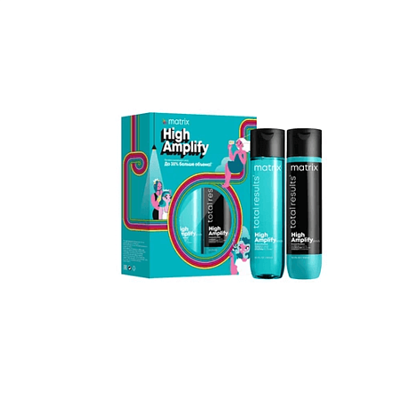 Товар Подарочный набор для объема волос High Amplify Matrix Total Results (Шампунь 300мл + Кондиционер 300мл) Для женщин Товар Подарочный набор для объема волос High Amplify Matrix Total Results (Шампунь 300мл + Кондиционер 300мл) Для женщин