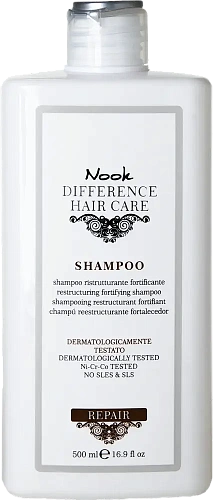 Товар Nook Difference Hair Care Repair, Шампунь реструктурирующий укрепляющий, Restructuring Fortifying Shampoo Шампунь Товар Nook Difference Hair Care Repair, Шампунь реструктурирующий укрепляющий, Restructuring Fortifying Shampoo Шампунь