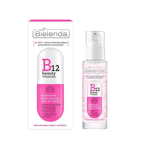 Товар Витаминная сыворотка-бустер для лица Bielenda B 12 Beauty Vitamin Сыворотки Товар Витаминная сыворотка-бустер для лица Bielenda B 12 Beauty Vitamin Сыворотки