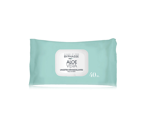 Товар Влажные салфетки для снятия макияжа с алоэ вера для чувствительной кожи BYPHASSE Для умывания и снятия макияжа Товар Влажные салфетки для снятия макияжа с алоэ вера для чувствительной кожи BYPHASSE Для умывания и снятия макияжа