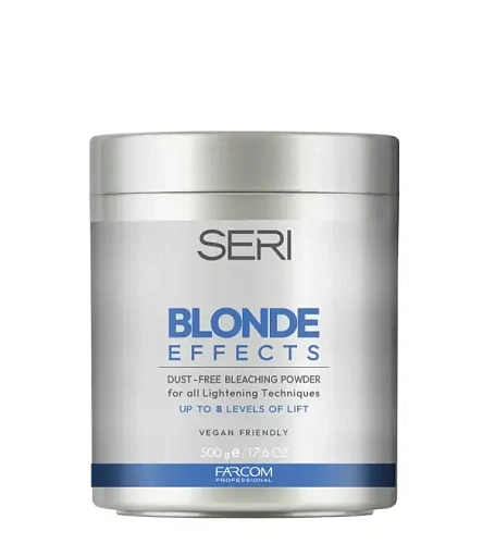 Товар Осветляющая пудра Seri BLONDE EFFECTS Farcom Professionel, до 8 уровней Товар Осветляющая пудра Seri BLONDE EFFECTS Farcom Professionel, до 8 уровней
