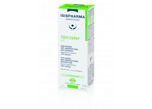 TEEN DERM A Z ISISPHARMA Исис Фарма Крем - Гель с азелаиновой кислотой 15 % от постакне для кожи с несовершенствами Тин Дерм