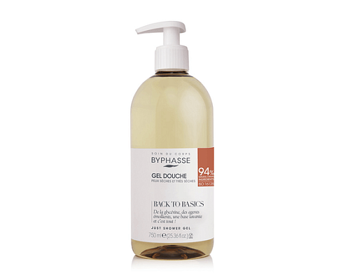 BYPHASSE Гель для душа Натуральный 95 % для сухой и очень сухой кожи BYPHASSE Гель для душа Натуральный 95 % для сухой и очень сухой кожи