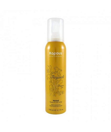 Мусс нормальной фиксации с маслом арганы Arganoil Kapous Мусс нормальной фиксации с маслом арганы Arganoil Kapous