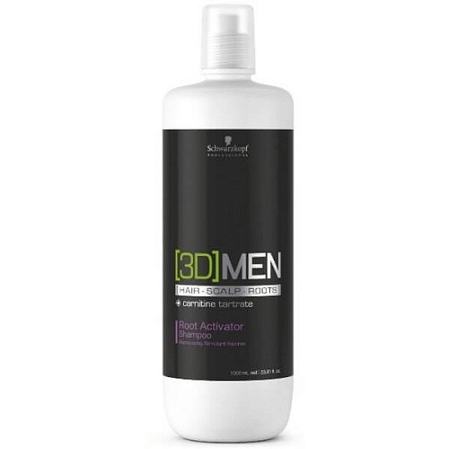 Шампунь активатор роста волос 3D Men Root Activator Shampoo Schwarzkopf Шампунь активатор роста волос 3D Men Root Activator Shampoo Schwarzkopf