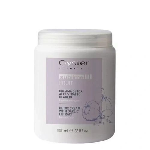 Товар Детокс-маска с экстрактом чеснока для поврежденных волос, Oyster Sublime FRUIT DETOX CREAM Garlic Маски Товар Детокс-маска с экстрактом чеснока для поврежденных волос, Oyster Sublime FRUIT DETOX CREAM Garlic Маски