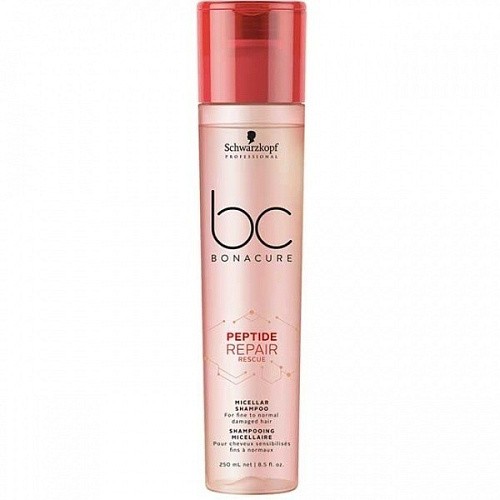 Товар Мицеллярный Шампунь для нормальных и жестких волос Peptide Repair Rescue Schwarzkopf Шампунь Товар Мицеллярный Шампунь для нормальных и жестких волос Peptide Repair Rescue Schwarzkopf Шампунь