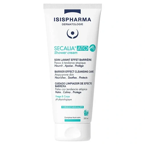 Товар Isispharma Secalia ato Shower Cream. Очищающий крем-гель для душа для сухой атопической кожи товар Isispharma Secalia ato Shower Cream. Очищающий крем-гель для душа для сухой атопической кожи
